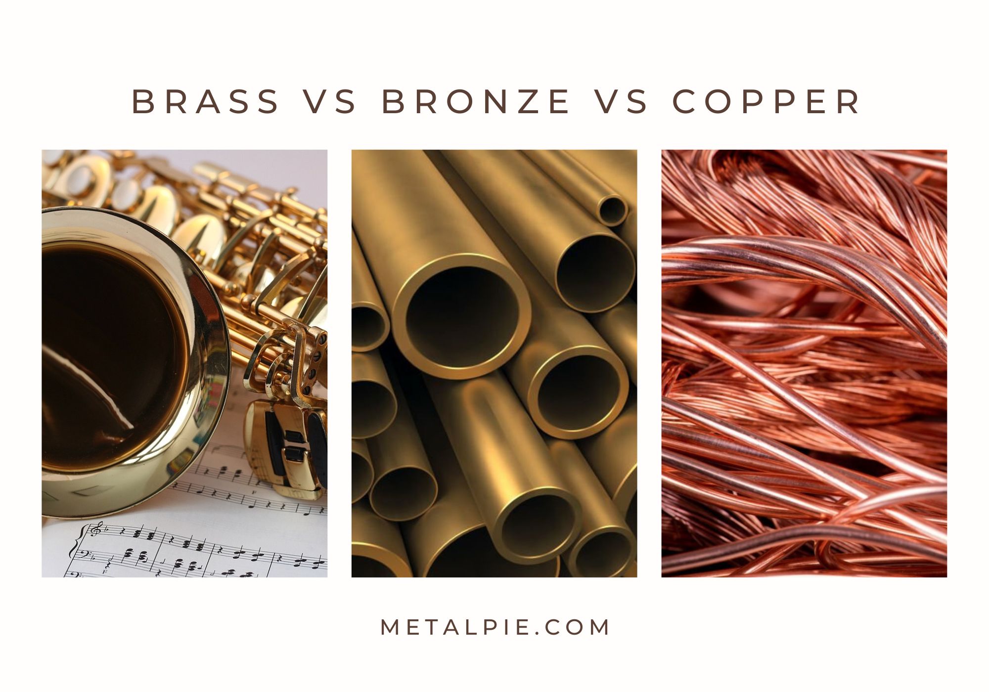 Brass vs Bronze vs Copper: What’s the Difference