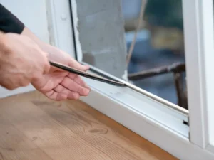 die Verglasung des Fensters abnehmen